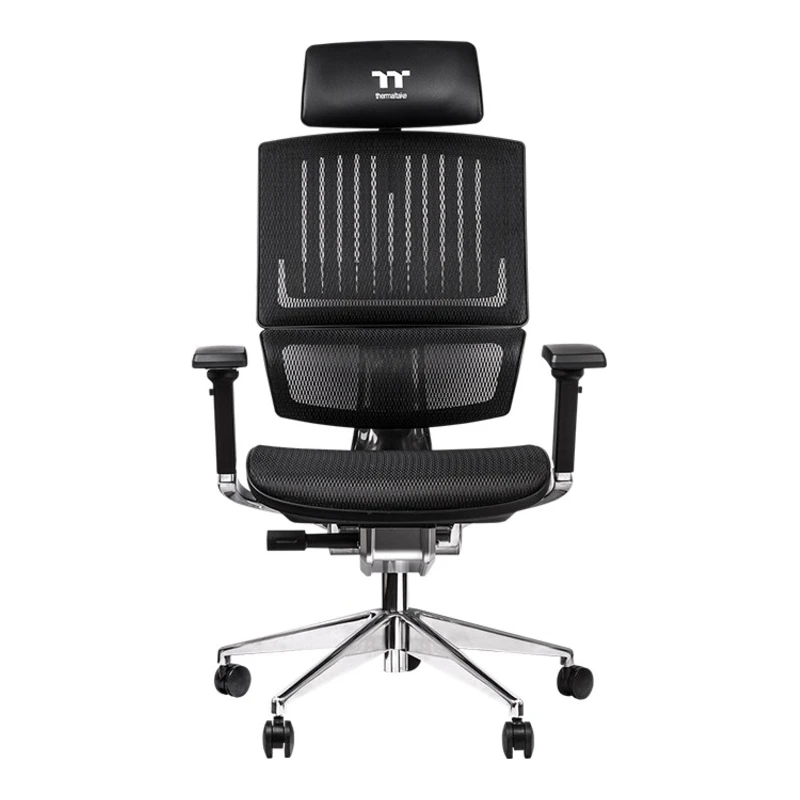 Thermaltake CyberChair E500Gaming stolica, Mesh/mrežasti,Crna boja, podesivi naslonjači za ruke - image 1