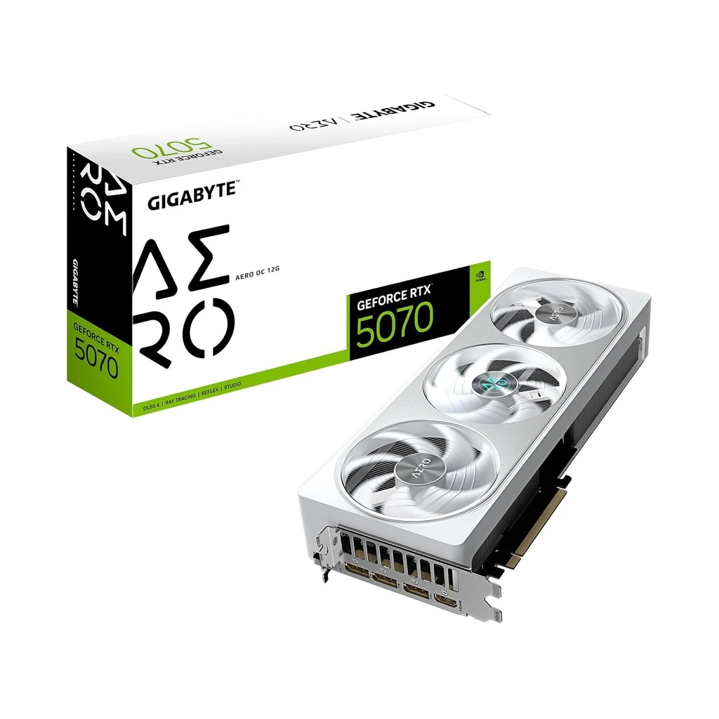 Gigabyte 5070 Aero OC 12GB12GB GDDR7, 192-bit,3x DP, 1x HDMI - image 1
