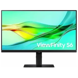 Samsung monitor ViewFinity S6QHD, 24", IPS 1000:1, 100Hz350cd, 5ms, HDMI, DP, 3xUSB, USB-C - thumbnail 1
