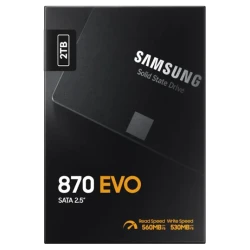 Samsung SSD 2TB 870 EVO 2,5" SATA III, V-NAND, 560MB/s, 530MB/s - thumbnail 3