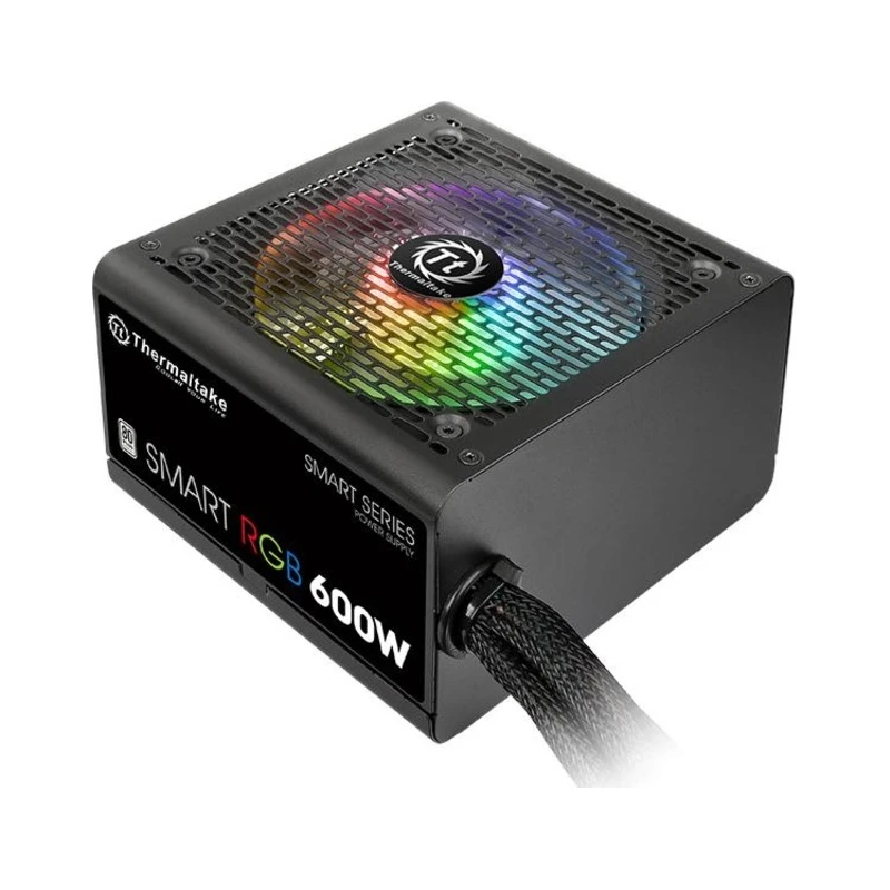 Thermaltake PSU Smart RGB 600w82-86% efficiency, ATX120mm Fan - image 1