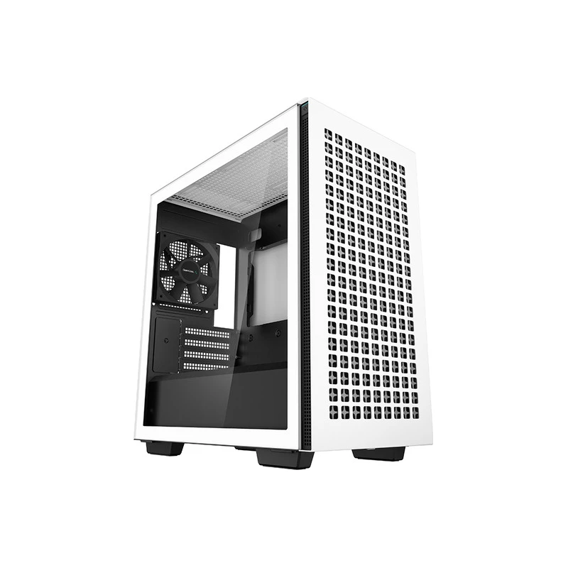 DeepCool Case CH370 WhitemATX, Mini-ITX,1x 120mm Fan - image 1
