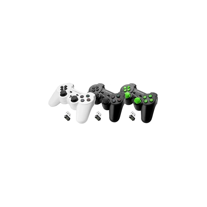 Game Pad ESPERANZA GLADIATOR, vibration, PS3/PC, wireless, black, EGG108K - image 1