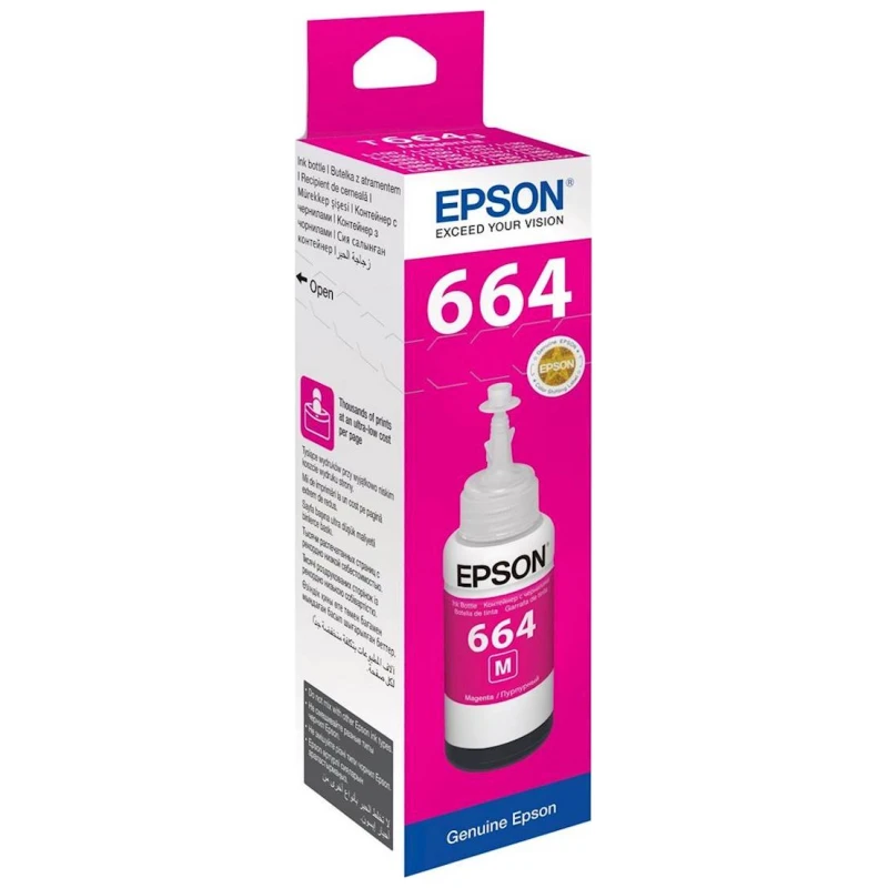Tinta EPSON EcoTank ITS T6643 Magenta 70ml - image 1