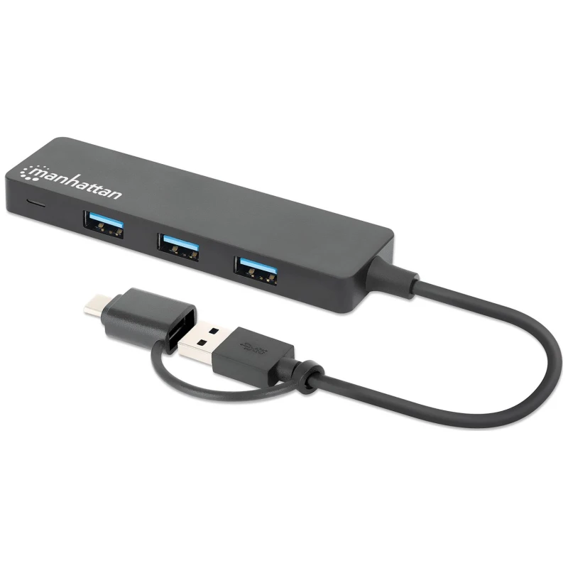 DOCKING MANHATTAN 3-Port USB 3.0 Type-C/A Combo Hu - image 1