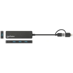 DOCKING MANHATTAN 3-Port USB 3.0 Type-C/A Combo Hu - thumbnail 2