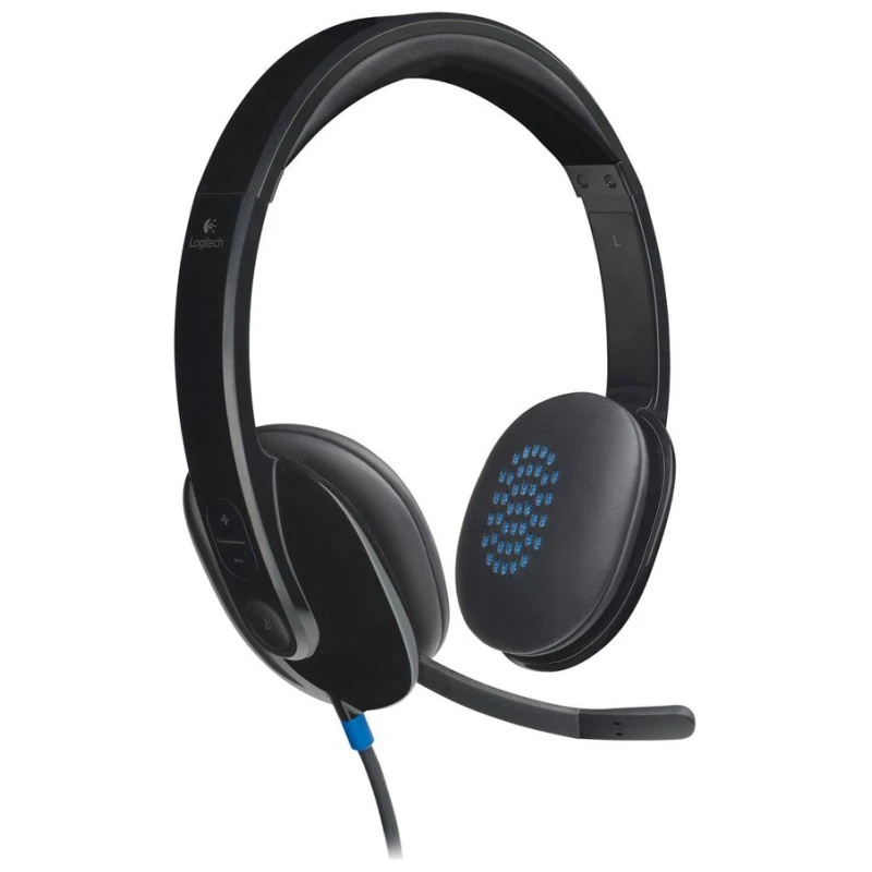 Logitech Žičane Slušalice H540 - USB, Crna, Kontrola Jačine, Mikrofon - image 1