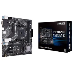 ASUS PRIME A520M-K AM4 mATX Matična ploča – DDR4, M.2, SATA, PCIe 3.0 - thumbnail 1