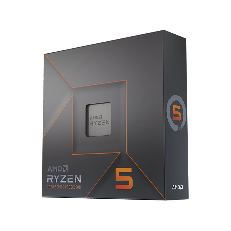 AMD CPU Desktop Ryzen 5 6C/12T 7600X 4.7/5.0GHz Boost38MB105WAM5 box with Radeon Graphics - image 1