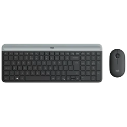 Logitech MK470 Slim Bežični Kombo - Tanka tastatura, Tihi rad, Dugotrajna baterija, US raspored - thumbnail 1