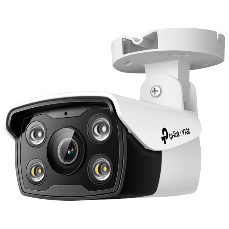 Outdoor Full-Color Bullet IP Kamera 4MP, CMOS, IR/White Light, PoE - image 1