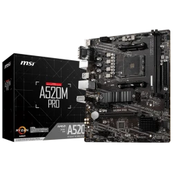 MSI Matična ploča AM4 A520 čipset, 2xDDR4, 4xSATA, 1xM.2 - thumbnail 1