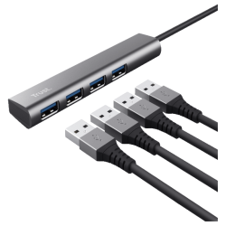 Trust Halyx USB-C to 4-portUSB-A 3.2 Gen1 Hub - thumbnail 1
