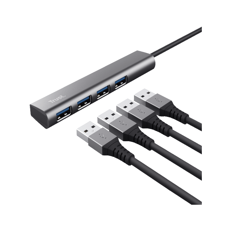 Trust Halyx USB-C to 4-portUSB-A 3.2 Gen1 Hub - image 1