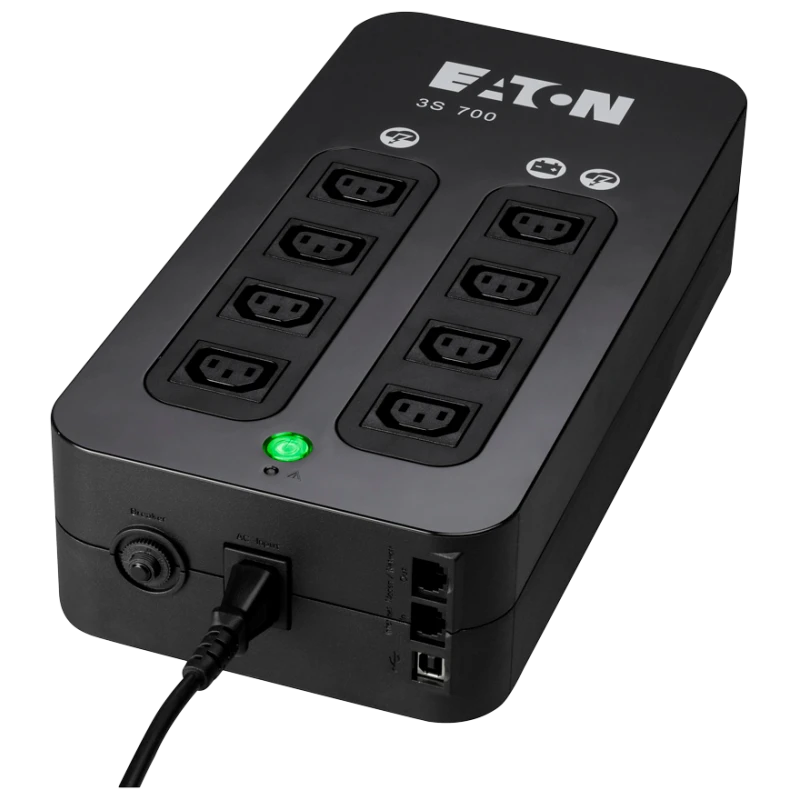 Eaton 3S UPS 700 VA 420 W – Pouzdana zaštita i 8 izlaza - image 1