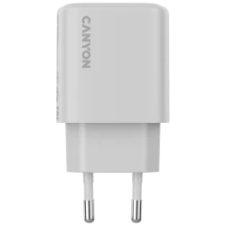 Canyon Punjač OnCharge 250, 25W, 1xPD, EU Bijeli – Brzo punjenje i kompaktan dizajn - thumbnail 2