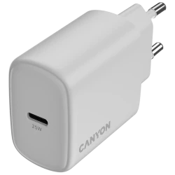 Canyon Punjač OnCharge 250, 25W, 1xPD, EU Bijeli – Brzo punjenje i kompaktan dizajn - thumbnail 4