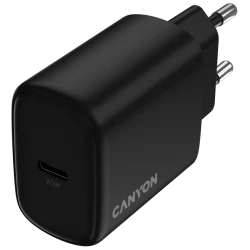 Canyon Punjač OnCharge 200 20W, 1xPD, EU utikač, crni - thumbnail 4