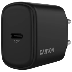 Canyon Punjač OnCharge 200 20W, 1xPD, EU utikač, crni - thumbnail 5