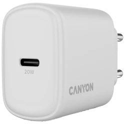 Canyon Punjač OnCharge 200 20W, 1xPD, EU, Bijeli – Brzo punjenje, Kompaktna veličina - thumbnail 5