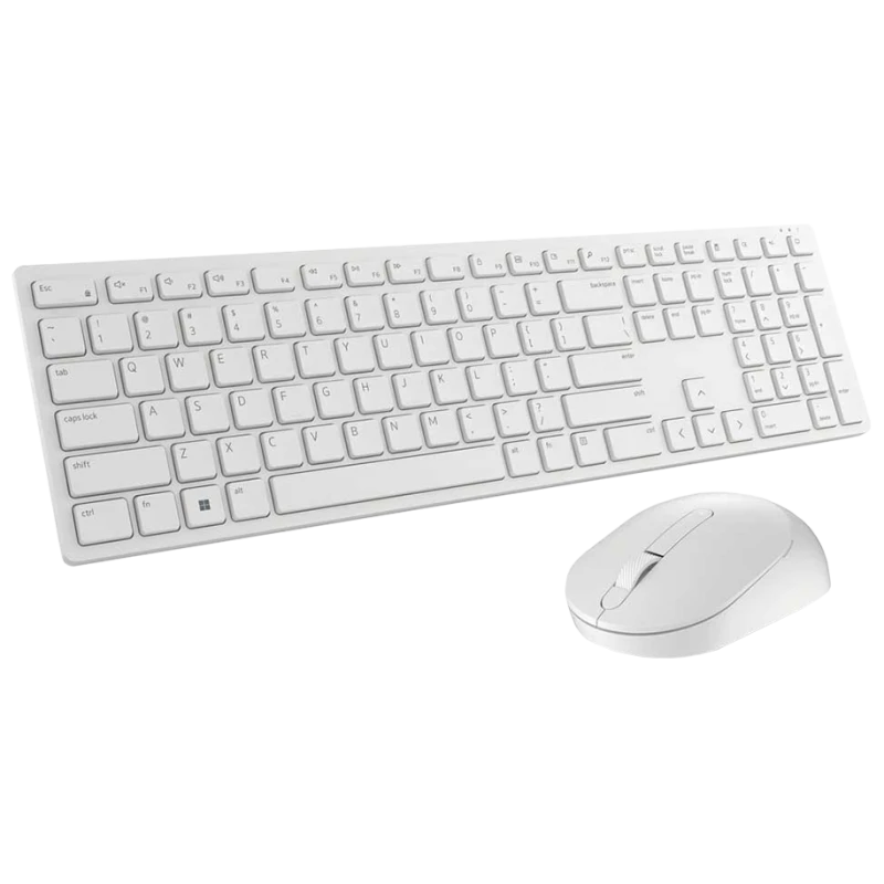 Dell Bežična tastatura i miš KM5221W - US QWERTY, bijela, dugotrajna baterija, ergonomski dizajn - image 1