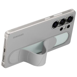 Samsung Futrola sa Stalkom za Galaxy S25 Ultra Siva, zaštita, stabilnost, udobno držanje, moderan dizajn - thumbnail 3