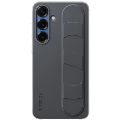 Samsung Futrola sa postoljem i ručkom za Galaxy S25+ crna, zaštita, praktično držanje, stabilno postavljanje, moderan dizajn - thumbnail 1