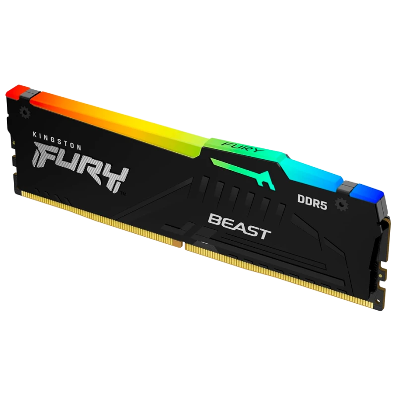 Kingston 16GB 6800MT/s DDR5 CL34 DIMM FURY Beast RGB EXPO - Brza memorija i atraktivno RGB osvjetljenje - image 1