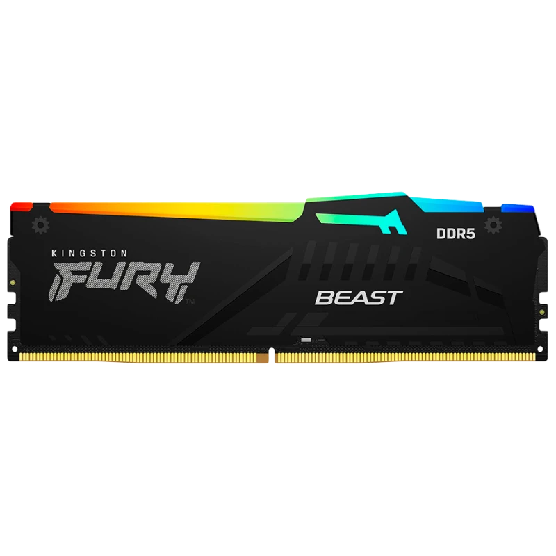 Kingston 32GB DDR5 FURY Beast RGB - 6000MT/s, CL30, DIMM, EXPO - image 1