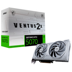 MSI RTX 5070 12GB VENTUS 2X OC Bijela - GDDR7, 192 bit, 250W - thumbnail 1