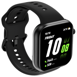HONOR Choice Watch 2i Black1.85 AMOLED, 14 days baterrylife, Bluetooth call, 109 Sports type - thumbnail 1