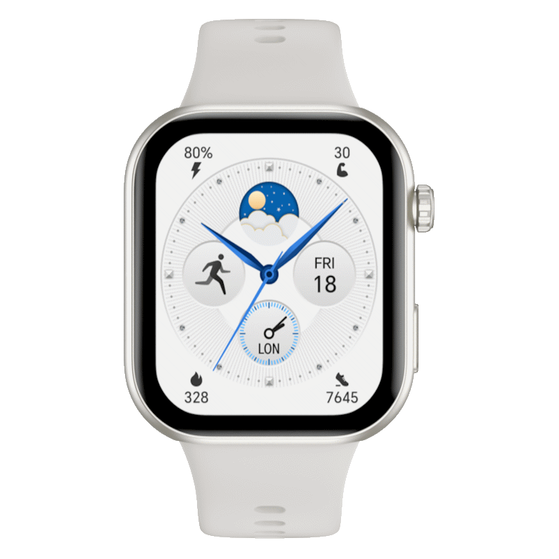 HONOR Choice Watch 2i White1.85 AMOLED, 14 days baterrylife, Bluetooth call, 109 Sports type - image 1