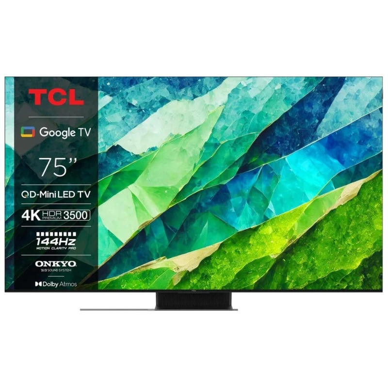 TCL 75''C855 4K 144HZ QD-MiniLED TV s Google TV-omGame Master Pro 3.0 - image 1