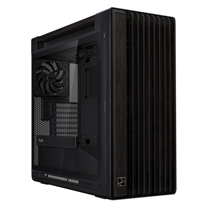 ASUS CASE PROART PA602 WOOD TGPWM, EATX, ATX, mATX,8x Expansion slots, 2x 200m fan, 1x 140m - image 1