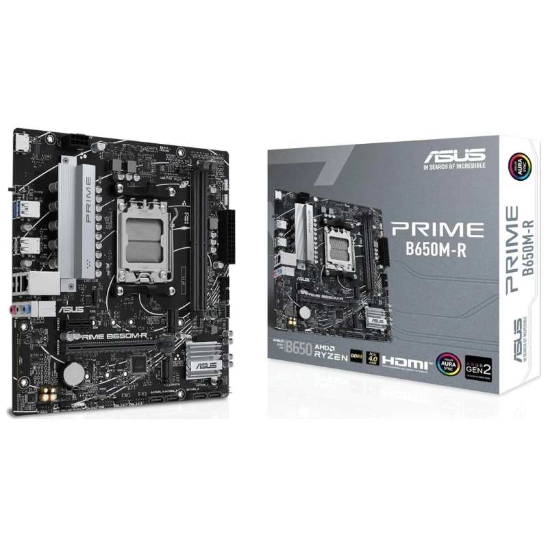 ASUS MB PRIME B650M-RB650, AM5; 2xDDR52x M.2;4xSATA,HDMI,6x USB, RAID,mATX - image 1