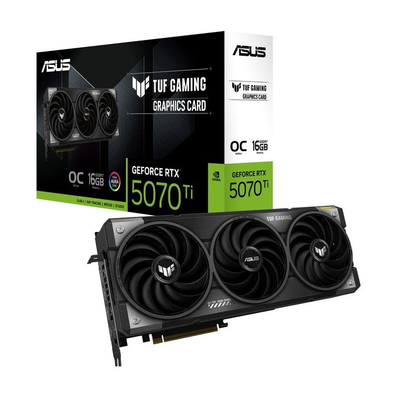 ASUS TUF-RTX5070TI-O16G GAMING16GB GDDR7, OC, 256-bit,3x DP, 1x HDMI - image 1