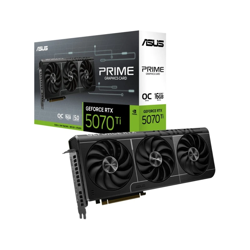 ASUS VGA PRIME-RTX5070TI-O16G16GB GDDR7, 256-bit,3x DP, 1x HDMI - image 1