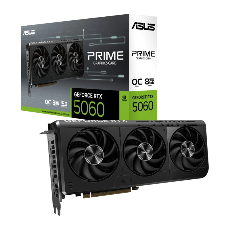 ASUS VGA PRIME-RTX5060-O8G8GB GDDR7,3x DP, 1x HDMI - image 1