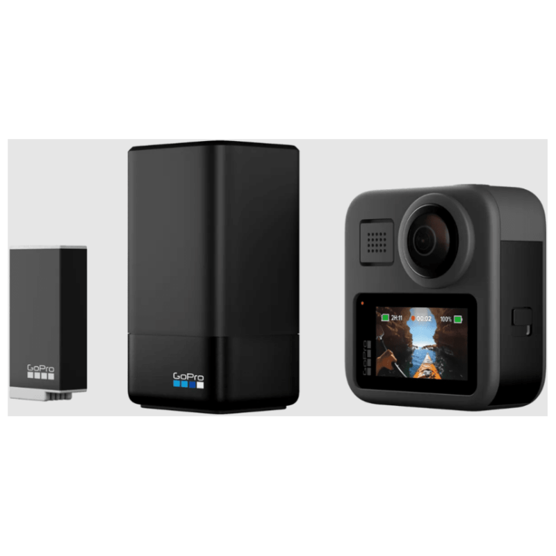 GoPro MAX dvostruki punjač +Enduro baterija - image 1