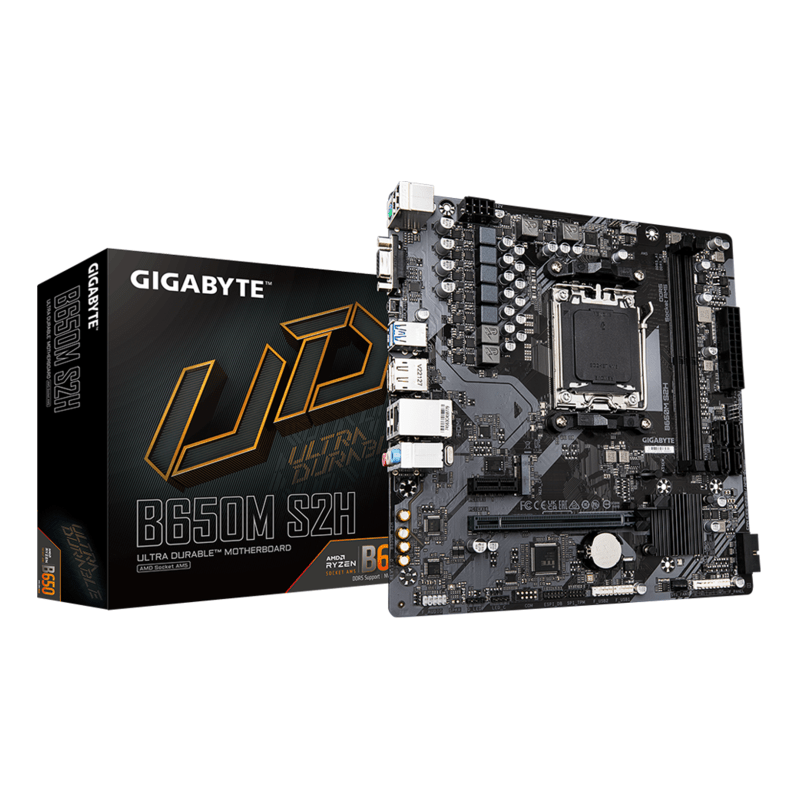 Gigabyte MB B650M S2HG10AM5; 2xDDR5; 1xM.2, 4xSATA;12xUSB; 2xDP, 1xHDMI; mATX; - image 1