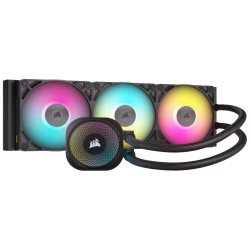 CORSAIR TITAN 360 RX RGB AIOLiquid CPU Cooler, Black,RX120LGA1851, LGA1700, AM5, AM4 - thumbnail 3