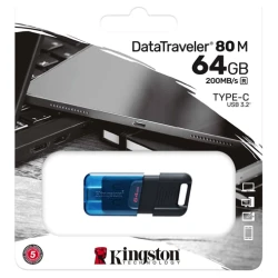 Kingston FD 64GB USB-CUSB 3.2 Gen 1 speeds,200MB/s - thumbnail 3