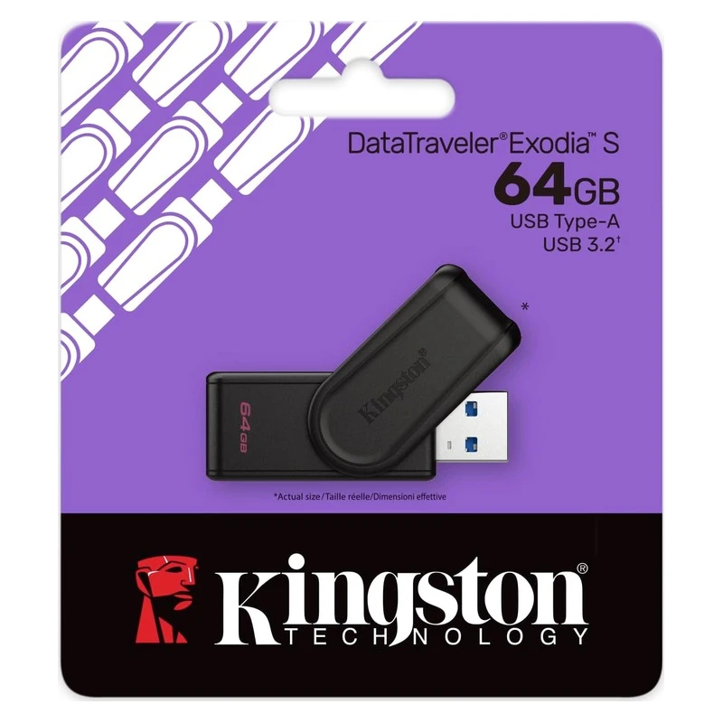 Kingston FD 64GB Exodia SUSB3.2 DataTraveler Exodia S - image 1
