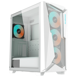 Gigabyte CASE C301G White3xARGB fans(1xRear; 3xFront)GPU H : 400mm; Dust filter - thumbnail 1