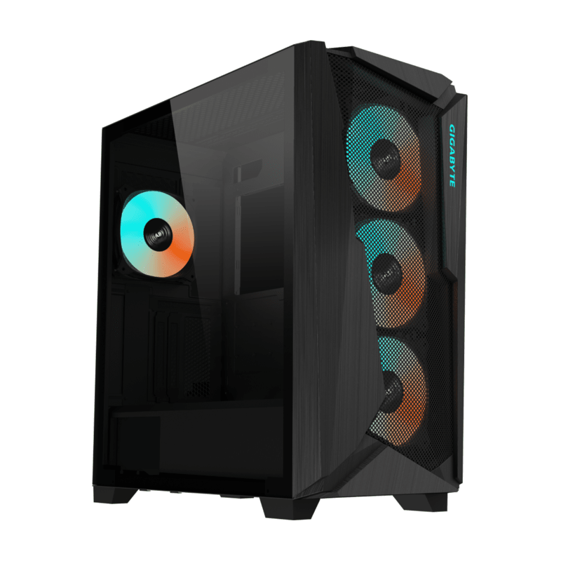 Gigabyte CASE C301G Black3xARGB fans(1xRear; 3xFront )GPU H : 400mm; Dust filter - image 1