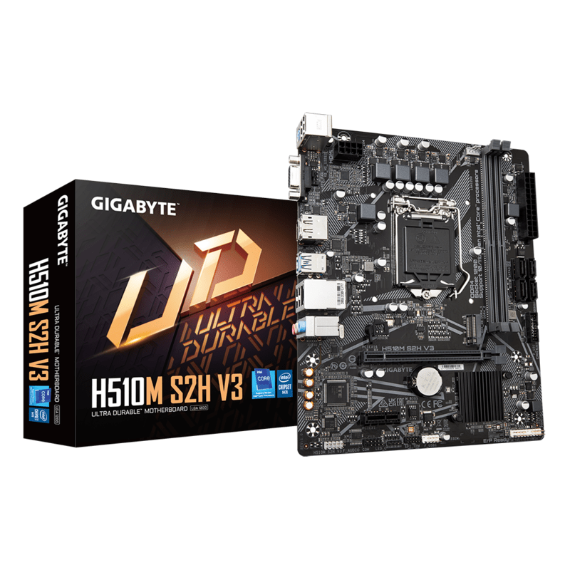 Gigabyte MB H510M S2H V3LGA1200; 2xDDR4; M.2, 4xSATAVGA, DP, HDMI; mATX - image 1