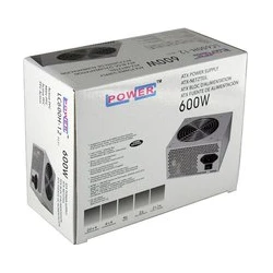 LC-Power PSU 600W 12cmLC600H-12 V2.31 Office Series4+4 pin, 6x SATA, 2x PCIe, Active PFC - thumbnail 2