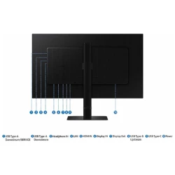 Samsung monitor ViewFinity S6QHD, 27", IPS, 100Hz, 350cd5ms, HDMI, DP, USB Hub, Type-C(90W) - thumbnail 4
