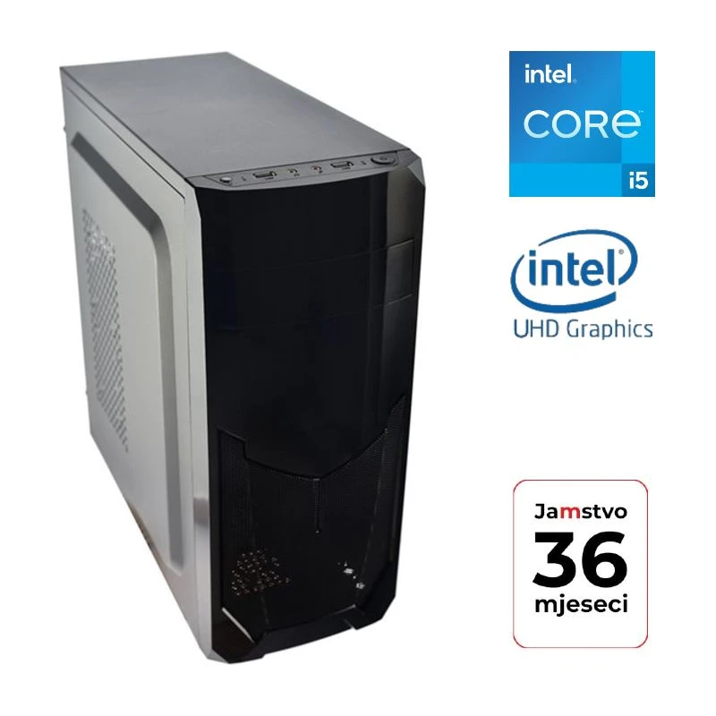 MSG Osnovni Desktop i5 12400, 16GB RAM, 512GB SSD, 250W - image 1