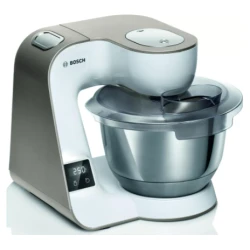 BOSCH kuhinjski aparat MUM 5 BIJELA-ŠAMPANJAC, 1000W,3.9L, 7 Brzina, Integrisana vaga, SL - thumbnail 1